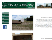 Tablet Screenshot of marxhof.de